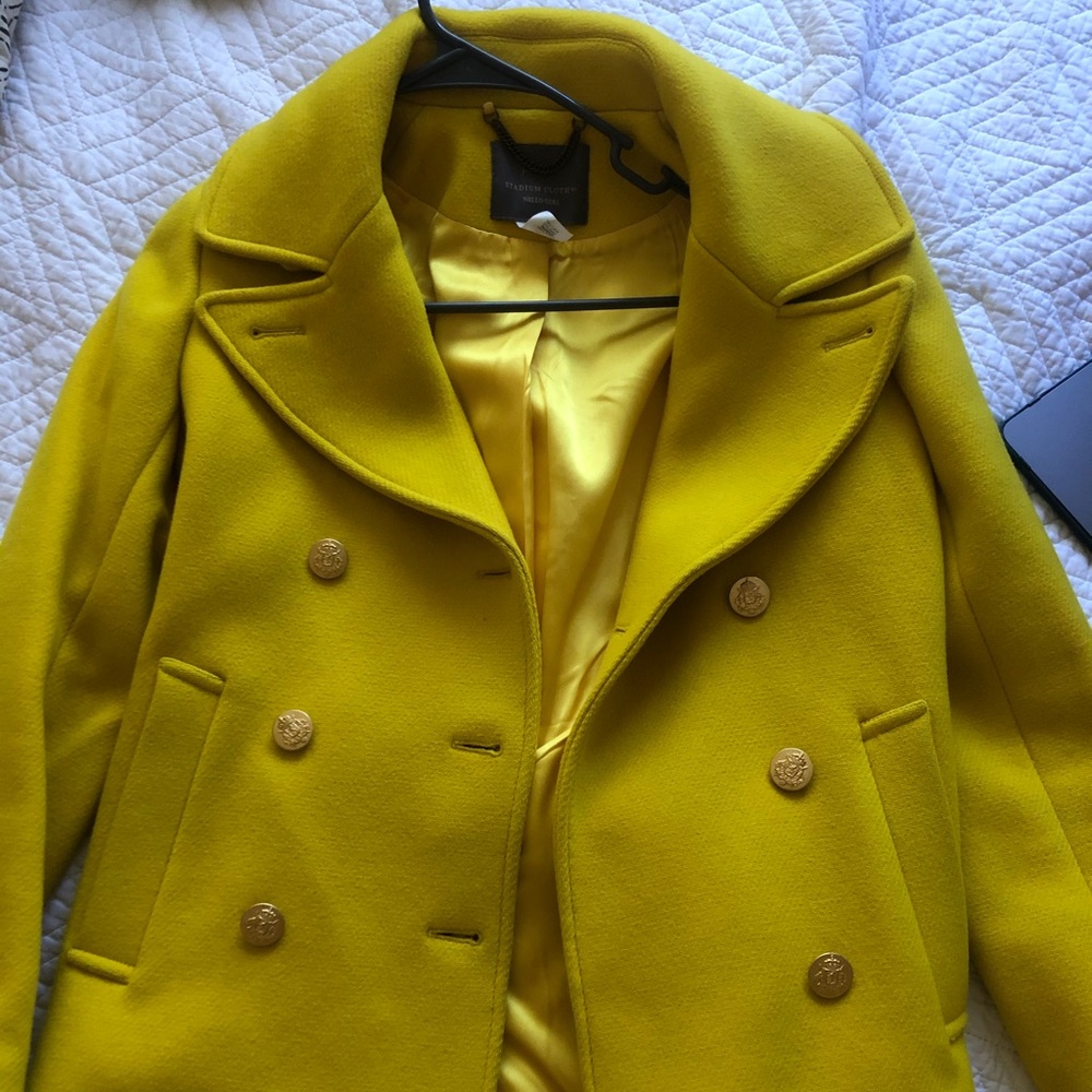 JCREW STADIUM PEA COAT - size 0